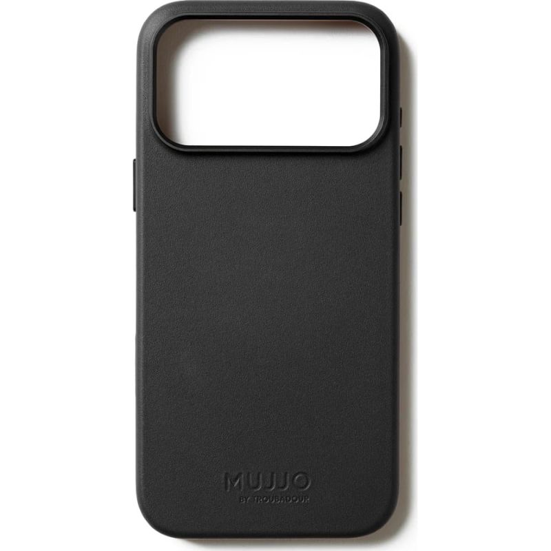 9. Mujjo iPhone 17 Pro Max Schwarze Lederhülle