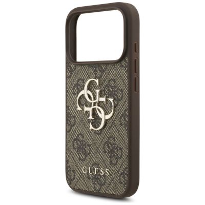 6. Guess 4G Big Logo Case für iPhone 17 Pro - Braun