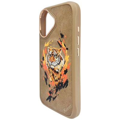 4. Nimmy Tiger MagSafe Hülle für iPhone 16 – braun