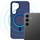 2. 3mk Smoke MagCase für Samsung Galaxy S25 - Blau-Transparent