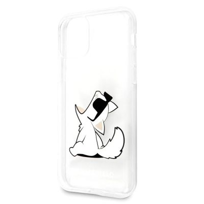5. Karl Lagerfeld Choupette Fun iPhone 11 / Xr Hülle - Transparent