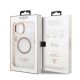 8. Guess GUHMP13MHTRMD iPhone 13 6.1 "Gold / Gold Hartschalenetui Metal Outline Magsafe