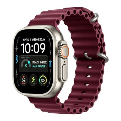 Tech-Protect Iconband Pro Armband für Apple Watch 44 / 45 / 46 / 49 mm - bordeauxrot