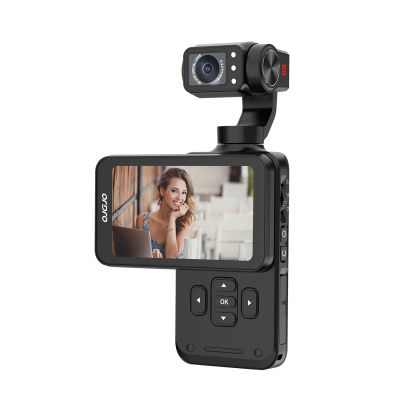 4. Ordro Pocket M5 3-Achsen-Gimbal-Kamera, 5K, für Vlogging und YouTube – Schwarz
