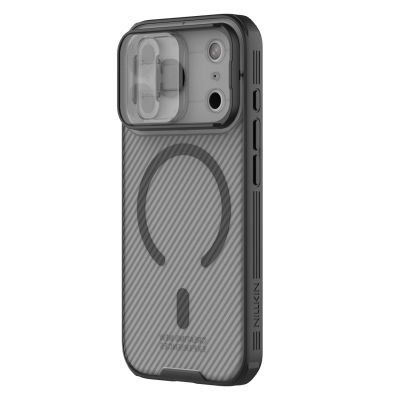 2. Nillkin CamShield Pro MagSafe-kompatible Hülle für iPhone 17 Pro – Transparent Schwarz