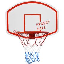 Kimet Street Ball Basketball-Rückwand + rot-weißer Korb