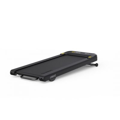 7. Urevo Spacewalk 3S Laufband + TUCKANO elektrisch verstellbarer Schreibtisch, schwarz