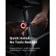 10. Rockbros Q3 Fahrrad-Rücklicht mit Smart Stop System - Schwarz
