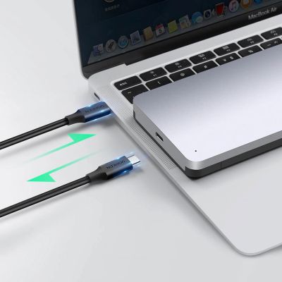 6. Ugreen CM300 70498 Schacht für 2,5'' SATA 3.0 6Gbit/s Festplatte – Grau + USB-C – USB-A Kabel 0,5 m