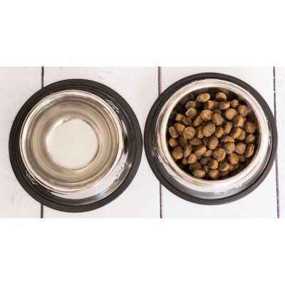 10. Hunde- und Katzennapf aus Edelstahl, 34 cm