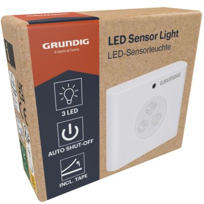 2. GRUNDIG Lampe mit Bewegungsmelder, 3 LEDs