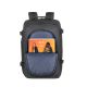 3. Rivacase Tegel 8465 Rucksack, Wanderrucksack, Schwarz, Polyester