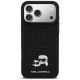 3. Karl Lagerfeld Strass-Hülle mit Karl&Choupette-Motiv für iPhone 17 Pro Max – Schwarz