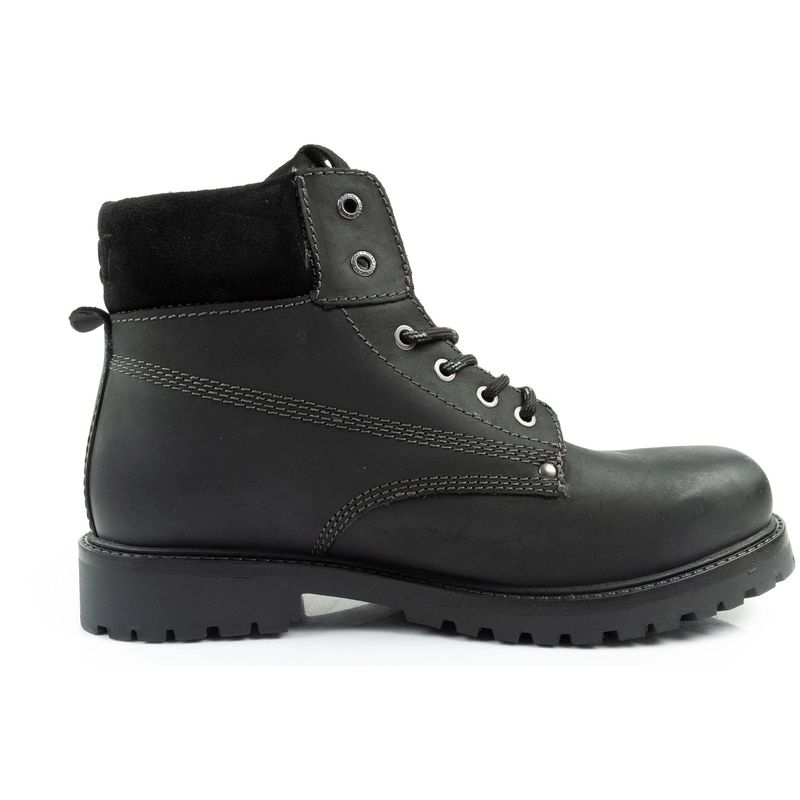 4. Wrangler Arch Herrenschuhe Chelsea Boots elegante Stiefeletten Naturleder Schwarz