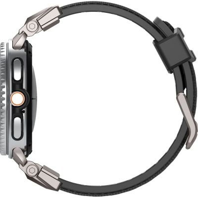 4. Spigen DuraPro Armor Armband für Samsung Galaxy Watch 40/44/46 mm – Schwarz