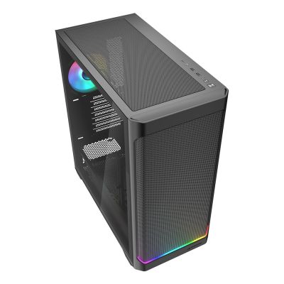 3. Sharkoon AK4W RGB ATX-Gehäuse mit 1 Glasseitenwand