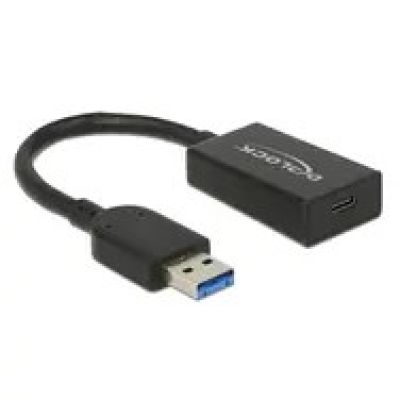 DeLOCK 65698 USB-Kabel USB 3.2 Gen 2 (3.1 Gen 2) 0,15 m USB A USB C 10 Gbit/s Schwarz