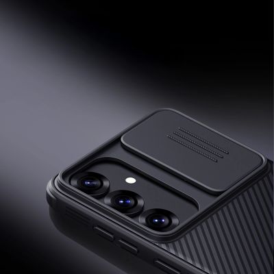 7. Nillkin CamShield Pro Hülle für Samsung Galaxy S25 mit Kameraabdeckung – Schwarz