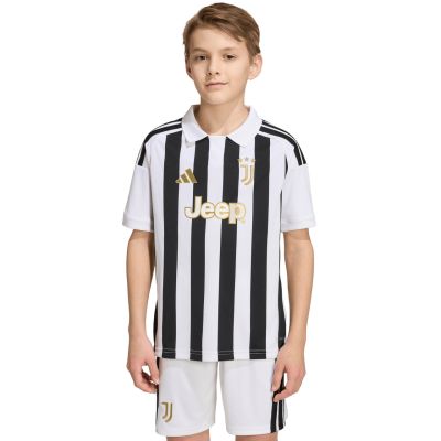 5. adidas Juventus 26/27 Kinder-Trikot weiß und schwarz KB8836