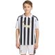 5. adidas Juventus 26/27 Kinder-Trikot weiß und schwarz KB8836