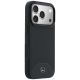 4. Mercedes Leder-Holzoptik- und Curve MagSafe-Hülle für iPhone 17 Pro – Schwarz