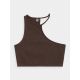 5. Asymmetrisches One-Shoulder-Crop-Top für Damen 4F