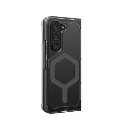 4. UAG Urban Armor Gear Plyo Pro Hülle für Samsung Galaxy Z Fold5, Aschgrau (transparent)/Weltraumgrau