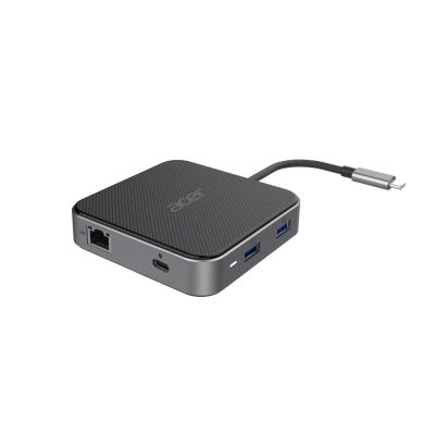 3. ACER 7-in-1 USB4 8K Multi-Display-Hub (1x HDMI/1x DP/2x USB 3.2/USB-C/RJ45/Audi)