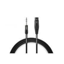 Warm Audio PREM-XLRF-TRSM-3 Audiokabel 0,9 m XLR 6,35 mm TRS Schwarz