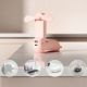9. Jisulife Handventilator Life8 Plus, tragbarer USB-Ventilator mit Powerbank-Funktion 4500 mAh und Taschenlampe – Pink