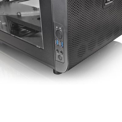 30. Thermaltake Core V21 CA-1D5-00S1WN-00 Gehäuse (Micro ATX, Mini ITX; Schwarz)