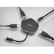 2. D-Link DUB-M420 Kabelgebundene Thunderbolt 3 Dockingstation, Aluminium, Schwarz