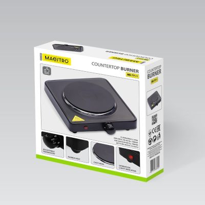 4. Einflammiger Elektroherd 1000W MR-771-1 MAESTRO