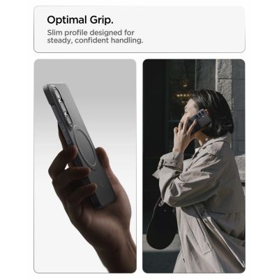 14. Spigen AirSkin Aramid Mag MagSafe Hülle für Samsung Galaxy S26 - Schwarz