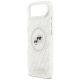 6. Karl Lagerfeld IML Glitter Karl&Choupette Heads Logo MagSafe Hülle für iPhone Air - Grau