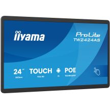 iiyama TW2424AS-B3P Digital Signage-Display, interaktives Flachbildschirm-Display, 60,5 cm (23,8 Zoll), Wi-Fi, 450 cd/m² Full HD, schwarzer Touchscreen, integrierter Prozessor, Android, 24/7-Betrieb