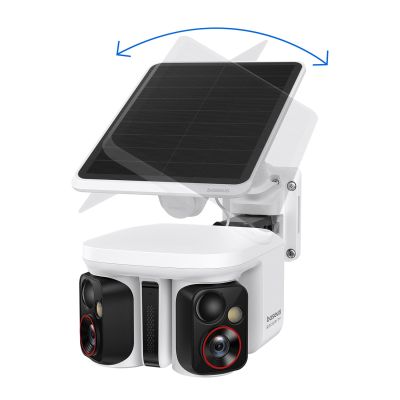 4. Baseus Security X1 Pro Dual-Kamera 3K-Außenkamera – Weiß