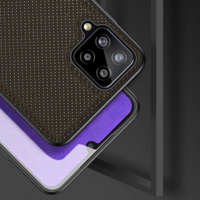 4. Dux Ducis Fino Hülle besteht aus Nylonmaterial für Samsung Galaxy A22 4G grün