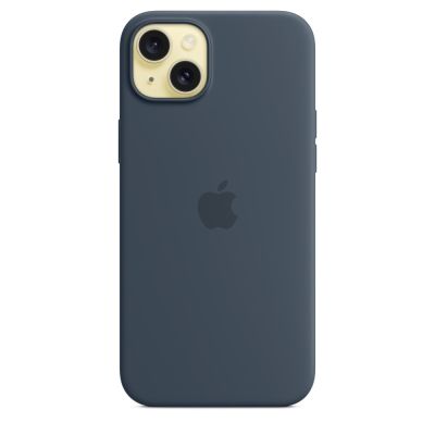 3. Apple Silikonhülle mit MagSafe, Sturmblau, für Apple iPhone 15 Plus, MT123ZM/A