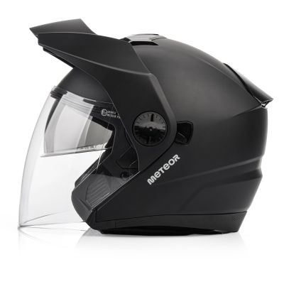 11. Meteor Hekato L Motorradhelm 59-60 cm schwarz