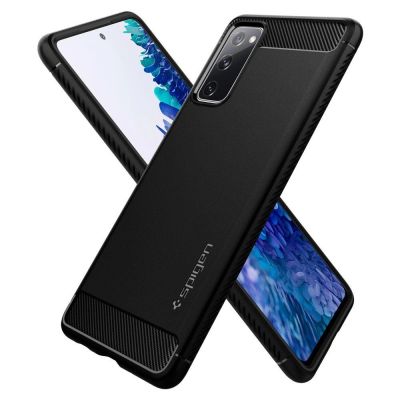 6. Spigen Rugged Armor Hülle für Samsung Galaxy S20 FE – Mattschwarz