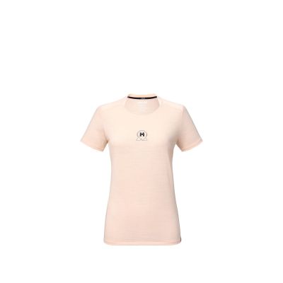 MILLET Ubic Woll-T-Shirt für Damen in Hellrosa