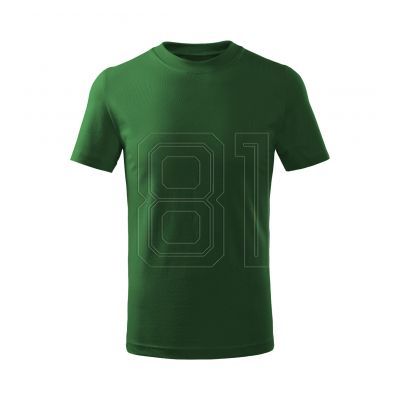 3. Malfini Basic Free Jr T-Shirt MLI-F3806 flaschengrün