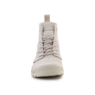 3. Palladium Pampa Hi Skin U 74379-155-M Weiße Kappe Graue Schuhe
