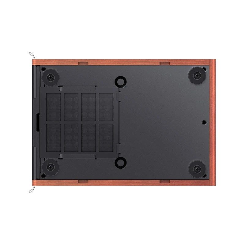 21. Jonsbo T7 PC-Gehäuse, Midi-Tower, mATX, gehärtetes Glas