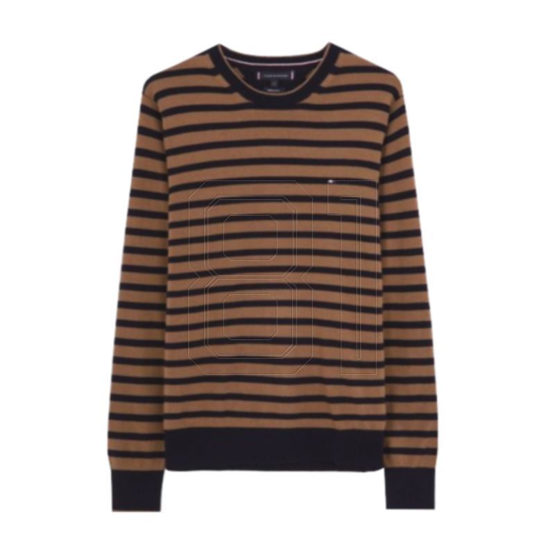 Tommy Hilfiger Feinmaschiger Merinopullover mit C-Ausschnitt und Spitzen M MW0MW25410