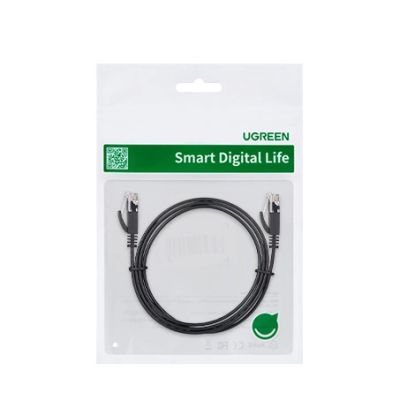 5. Ugreen NW102 50174 flaches LAN-Ethernet-Kabel Kat. 6 2m - schwarz