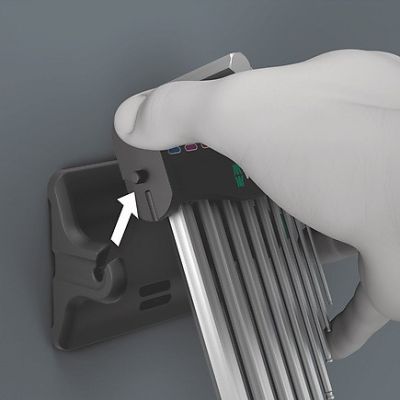 9. Satz von 950/9 HEX-PLUS 8, 9CZR Inbusschlüsseln