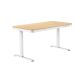 8. ACTIVEJET Schreibtisch mit elektrischer Höhenverstellung, Höhe 120x60 ET119S weiß/eiche