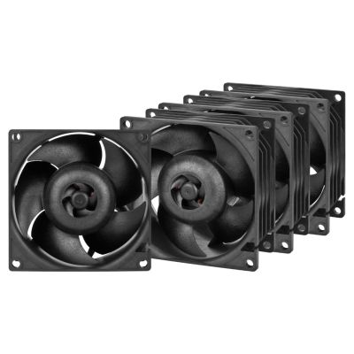 7. ARCTIC S8038-10K Prozessorlüfter 8 cm Schwarz 4 Stück.